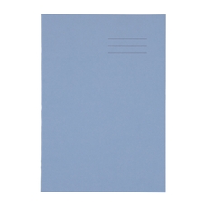A4 Exercise Book 32 Page, 8mm Ruled With Margin, Light Blue - Pack of 100